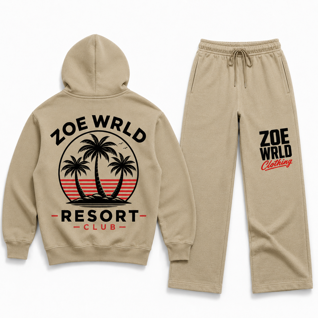 Zoe Wrld Resort Club Boxy Hoodie