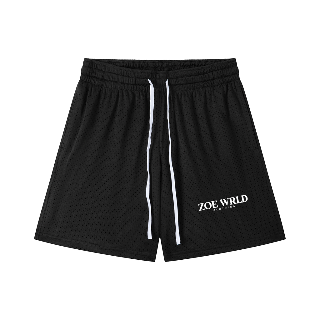 Mesh Drawstring Shorts