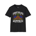 First Black Republic 1804 T-Shirt | Haitian Flag Palm Wreath Design