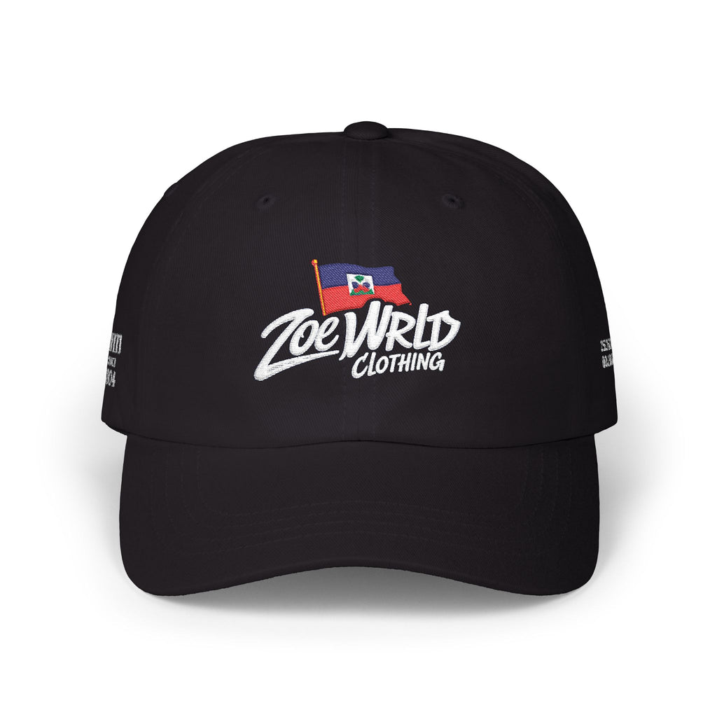 Zoe World Flag Embroidered Dad Cap