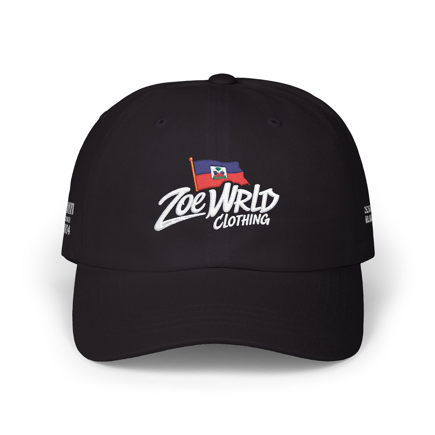 Zoe World Flag Embroidered Dad Cap