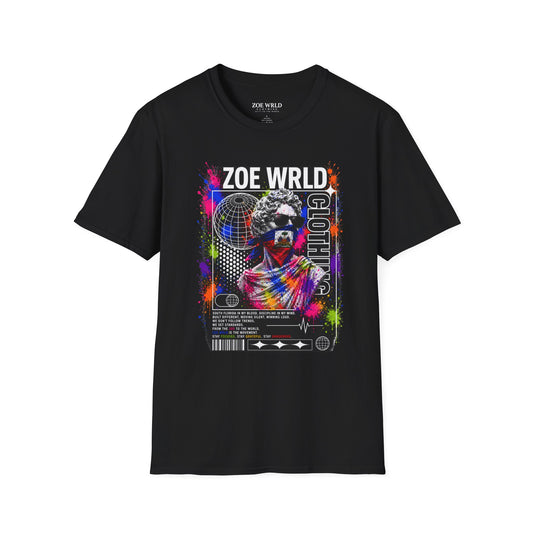 ZOE WRLD: Loud Colors, Silent Moves Tee