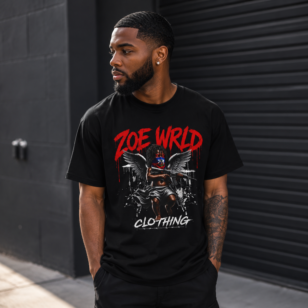 Zoe Wrld Clothing Fallen Angel Tee