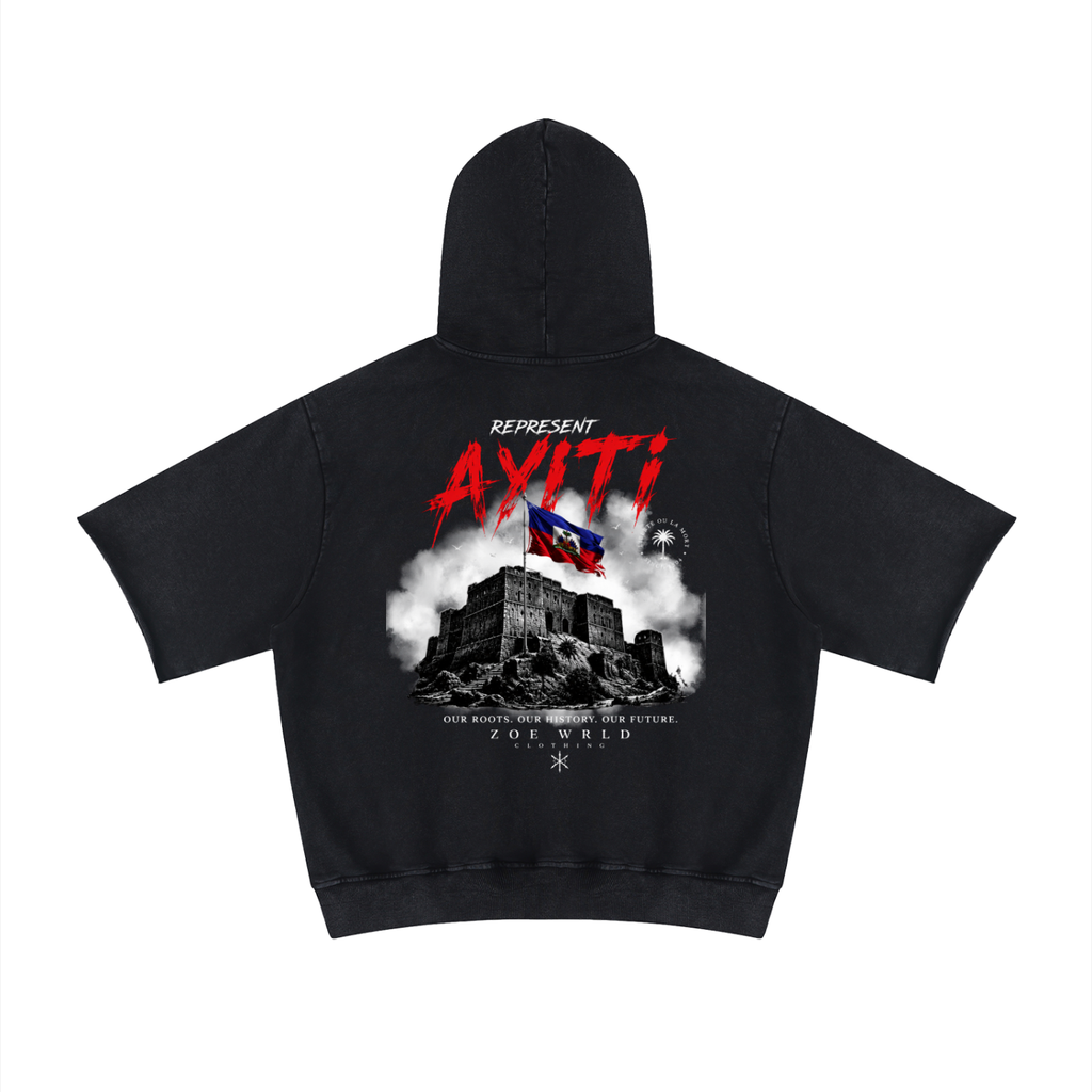 Zoe Wrld Heritage Short Sleeve Hoodie