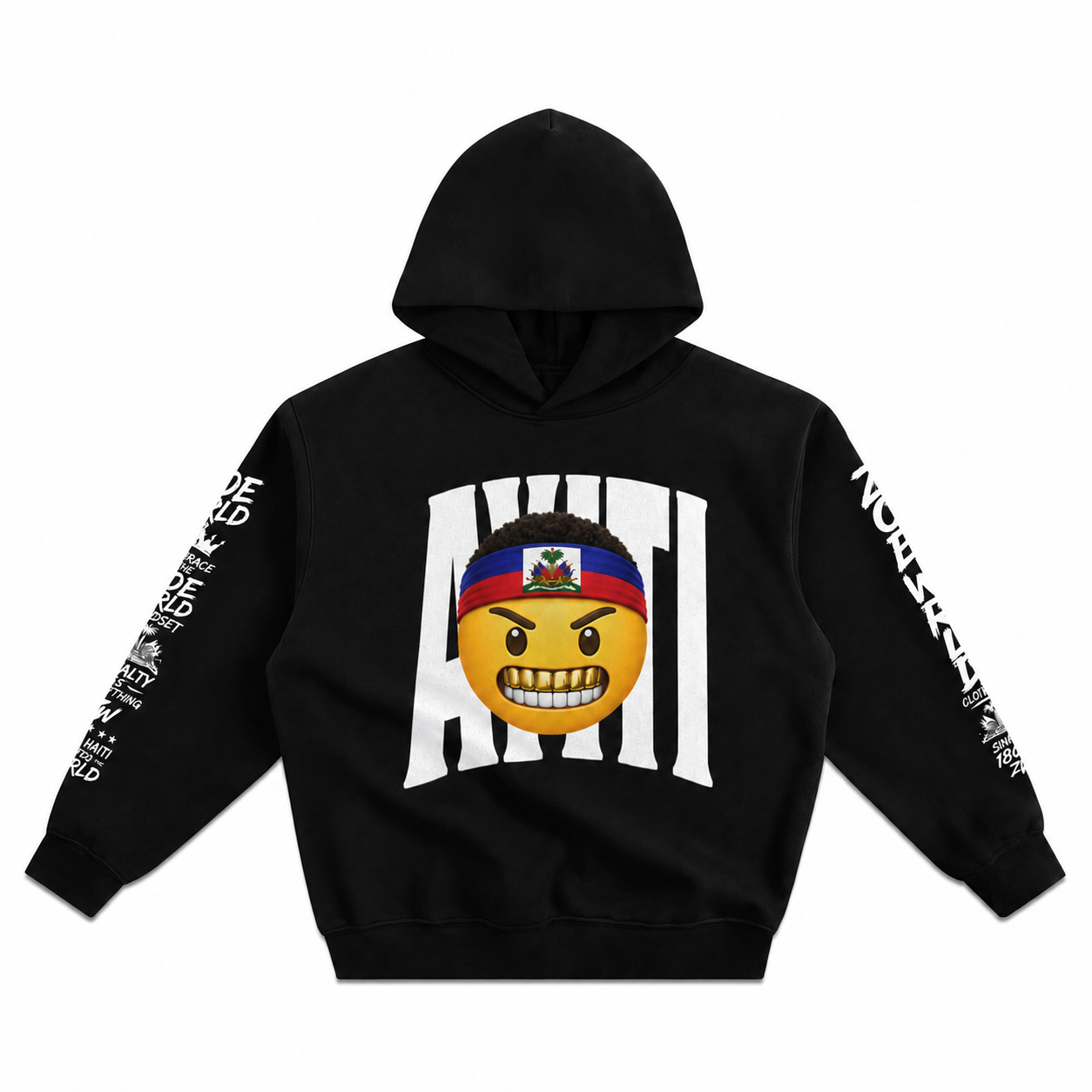 Zoe Wrld Ayiti Large Print Hoodie