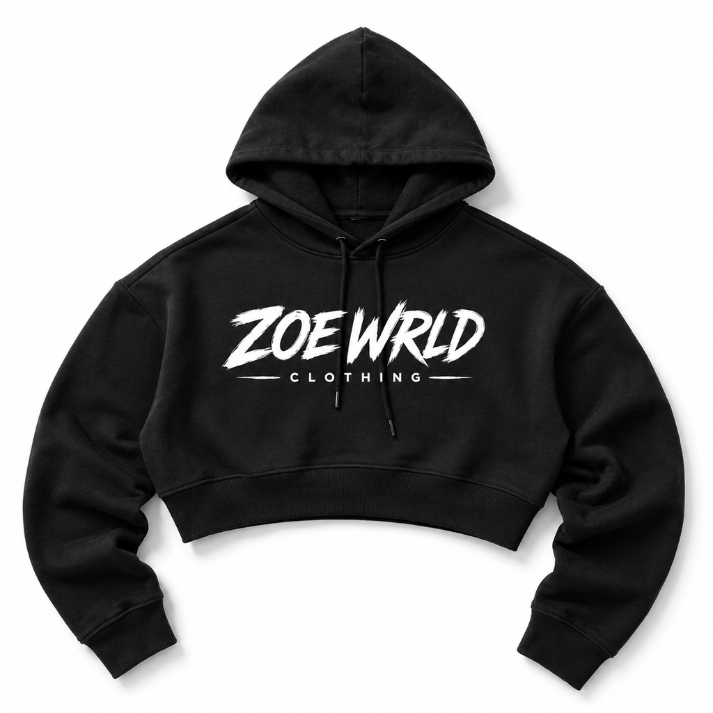 Zoe Wrld Cropped Hoodie