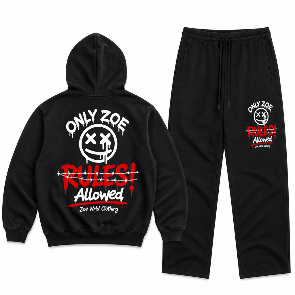 Zoe Rules Hoodie Sweatsuit