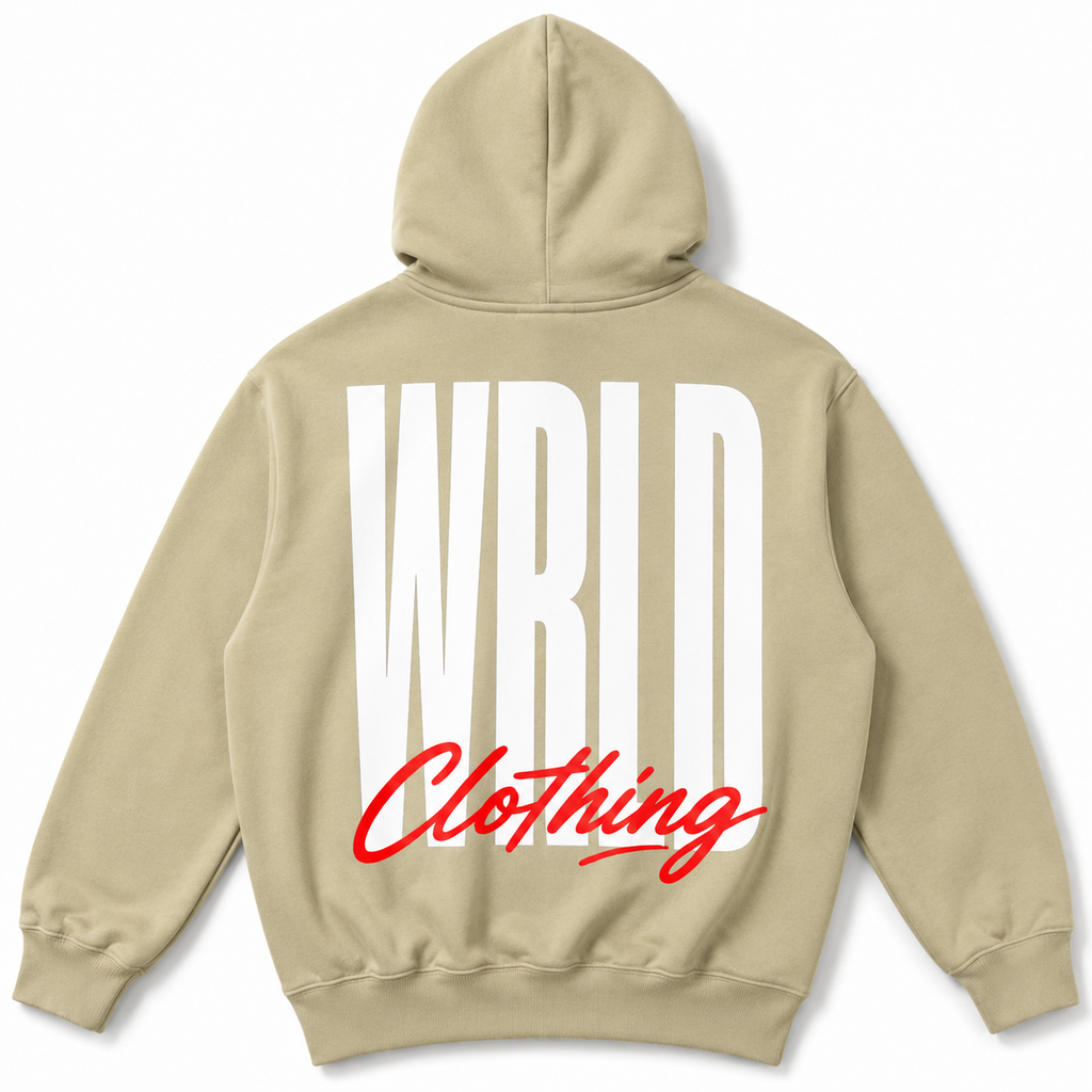 Zoe Wrld Large Print Boxy Hoodie