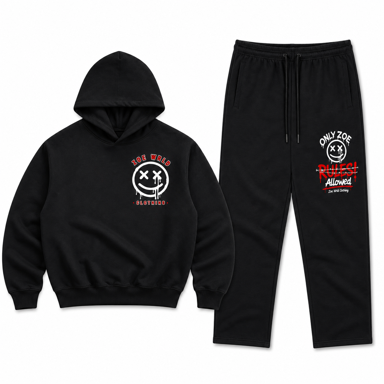 Zoe Rules Hoodie Sweatsuit