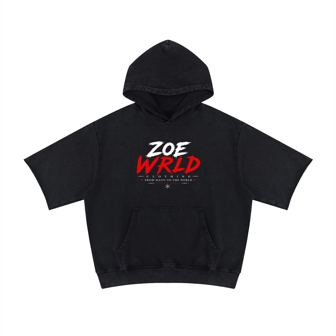 Zoe Wrld Heritage Short Sleeve Hoodie