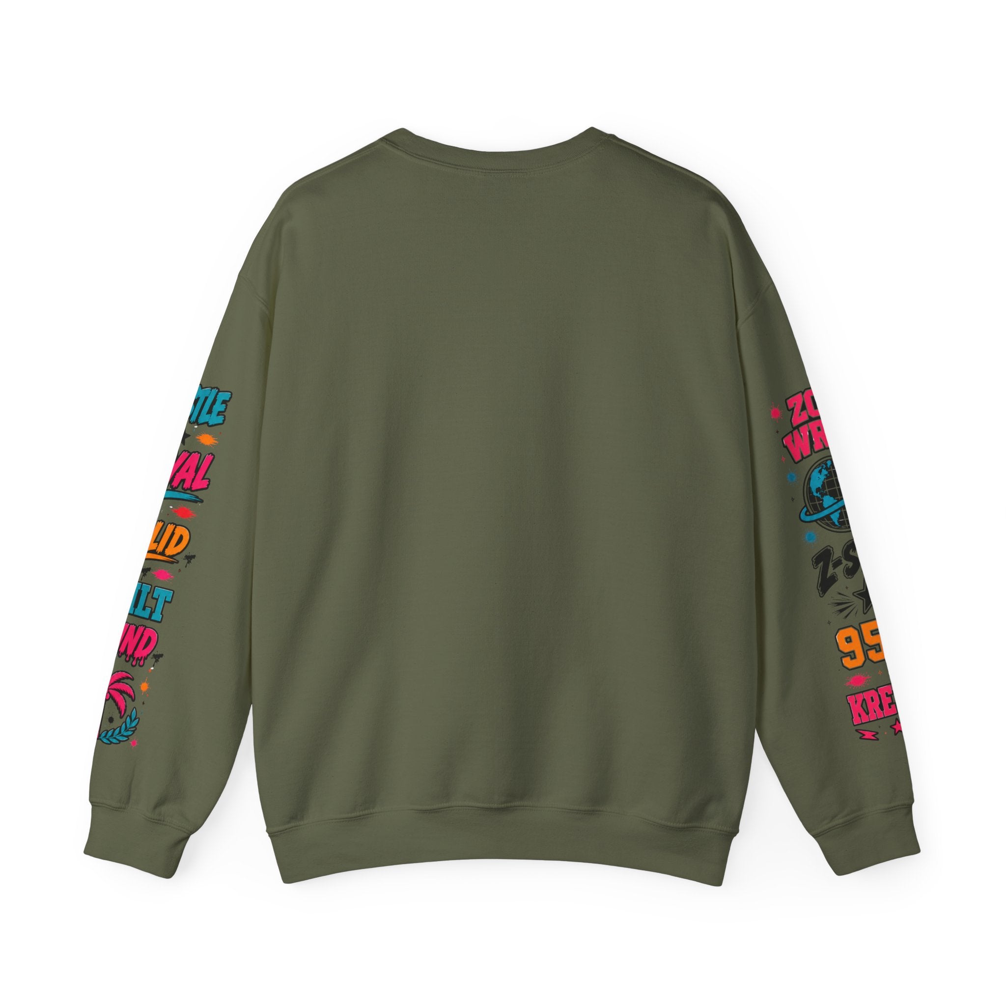 Afrofuturist Neon Portrait Sweatshirt | Graphic Crewneck