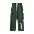 Side Stripe Straight-Leg Pants