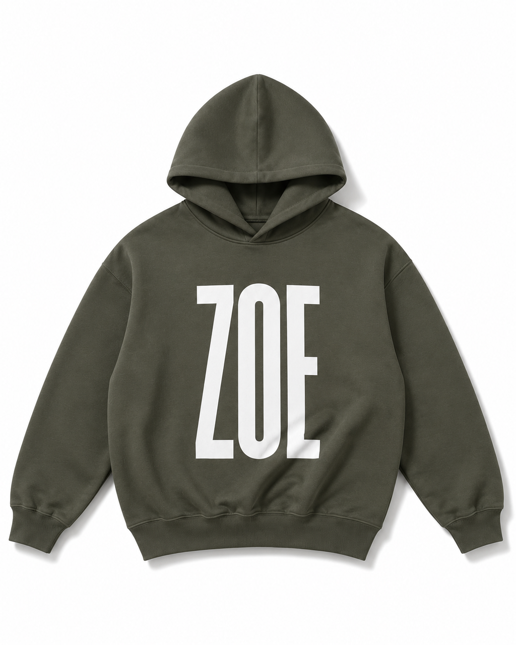 Zoe Wrld Large Print Boxy Hoodie