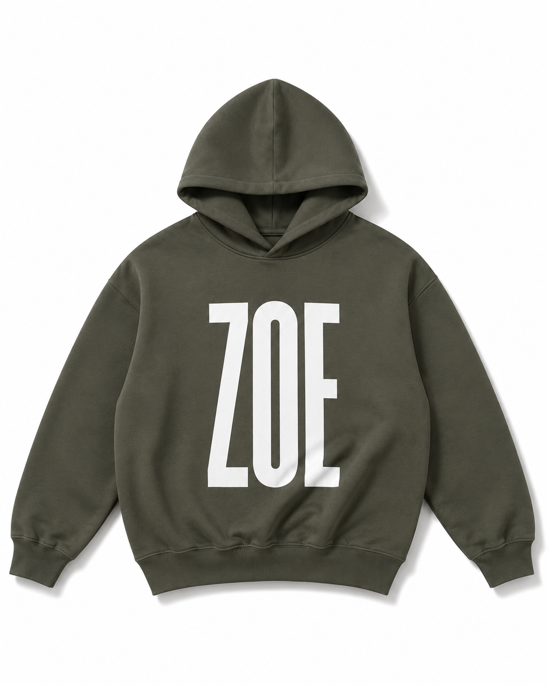 Zoe Wrld Large Print Boxy Hoodie
