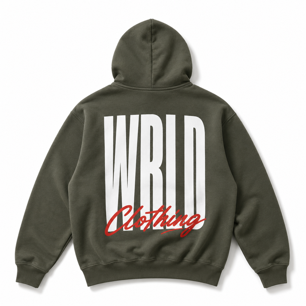 Zoe Wrld Large Print Boxy Hoodie