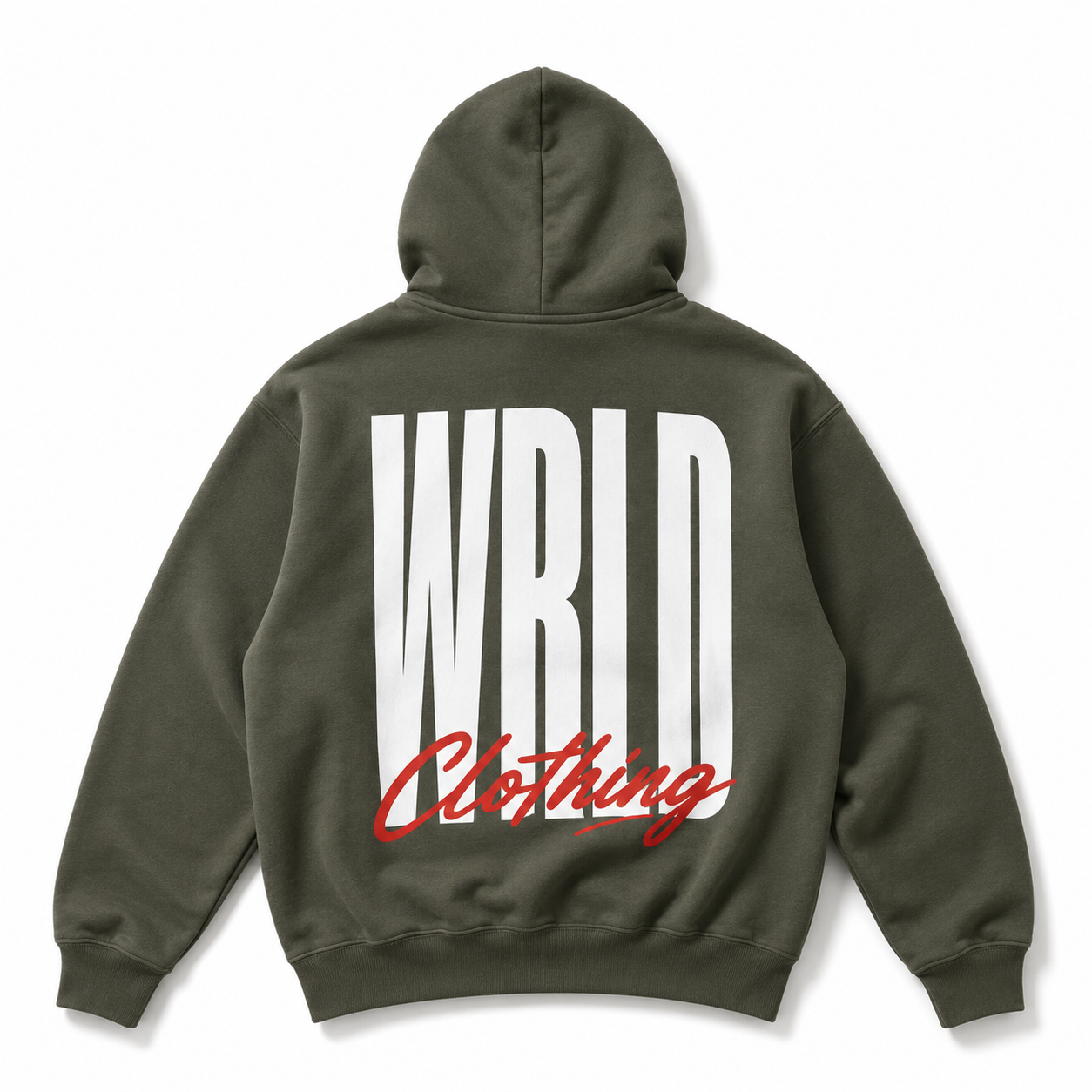 Zoe Wrld Large Print Boxy Hoodie