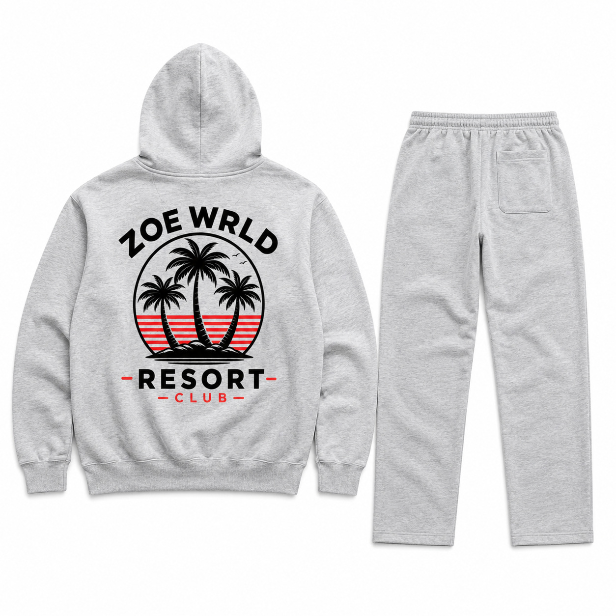 Zoe Wrld Resort Sweat Suit Set
