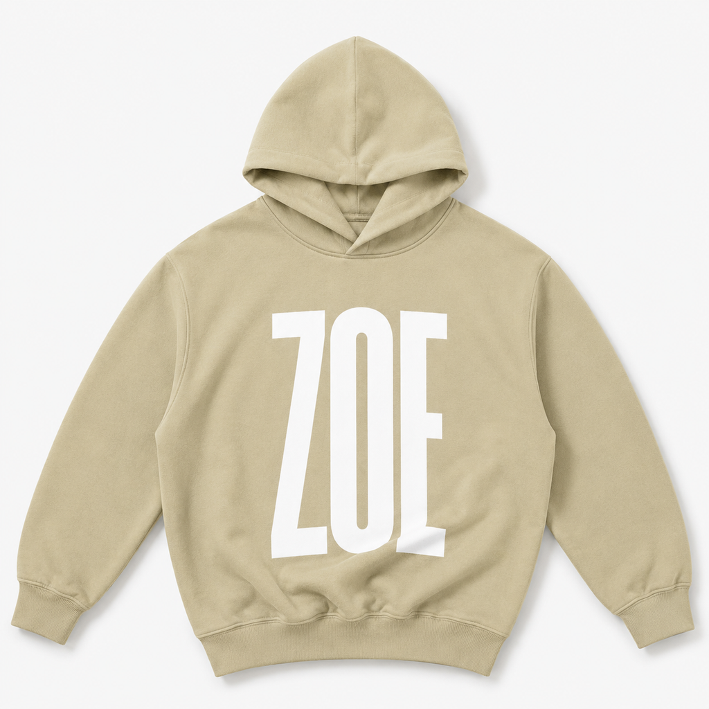 Zoe Wrld Large Print Boxy Hoodie