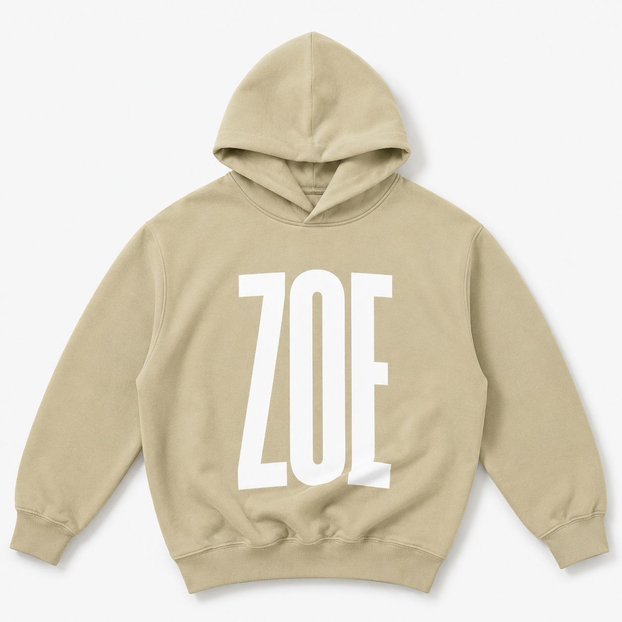 Zoe Wrld Large Print Boxy Hoodie